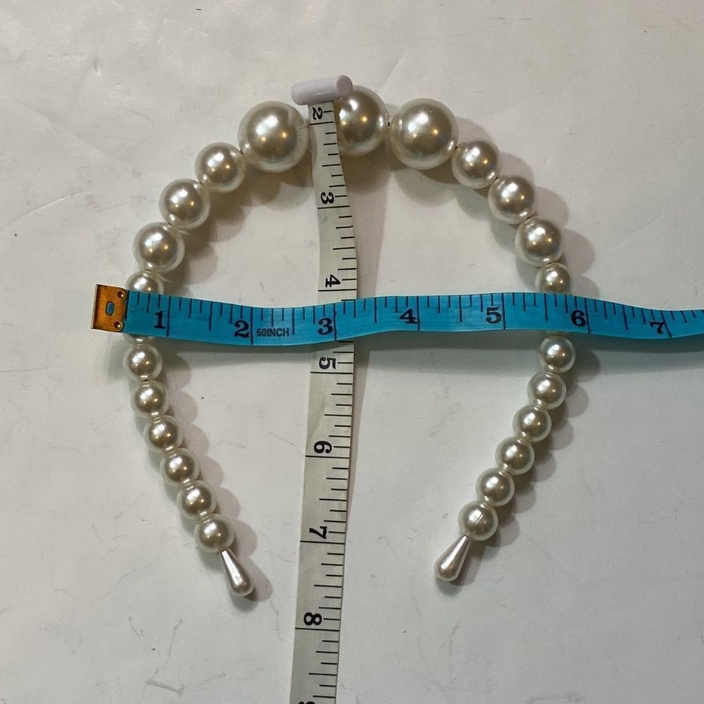 Diadem Rhinestone Ivory - Picture 3 of 3